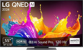 N/A LG 55QNED86T6A 55 Zoll (139 cm) QNED 4K UHD Fernseher mit webOS 24, α8 AI-Prozessor, 120Hz & Filmmaker Mode 2024